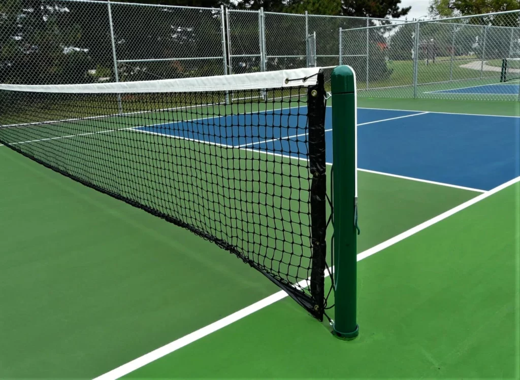 Convert tennis net to pickleball