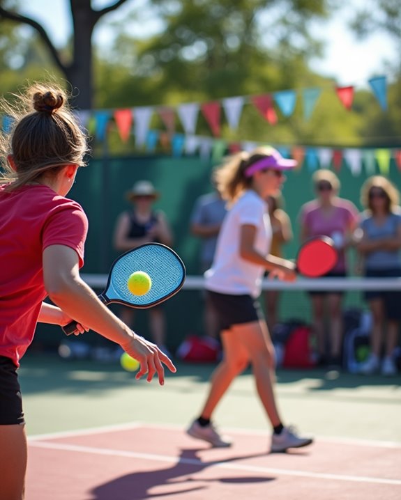 celebrate pickleball with friends