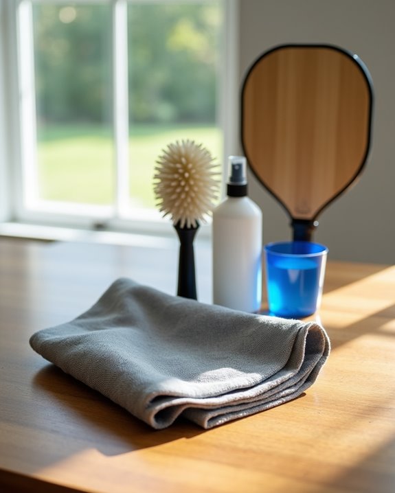 collect necessary cleaning tools