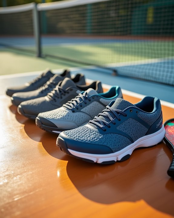 comfortable footwear for pickleball