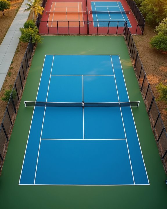 court surface material influence