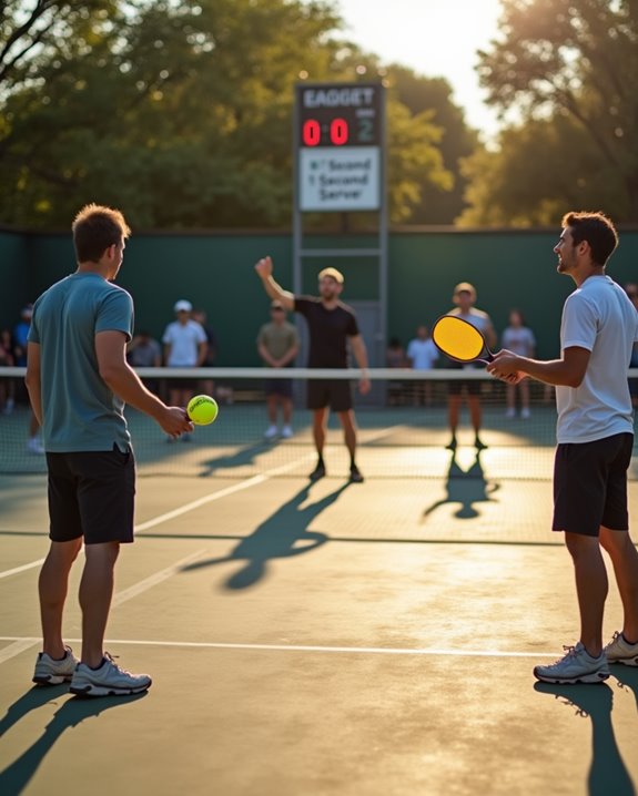 doubles games start second server