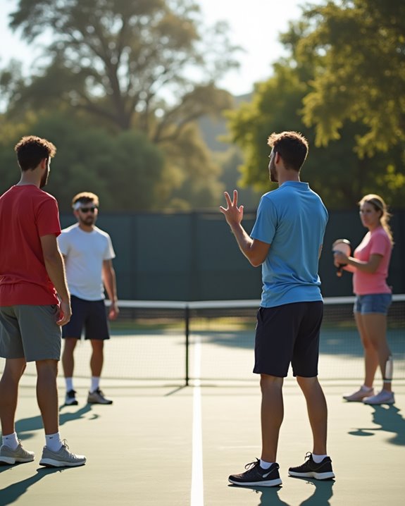 doubles matches score calling