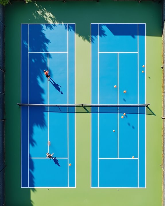 ideal court layout design