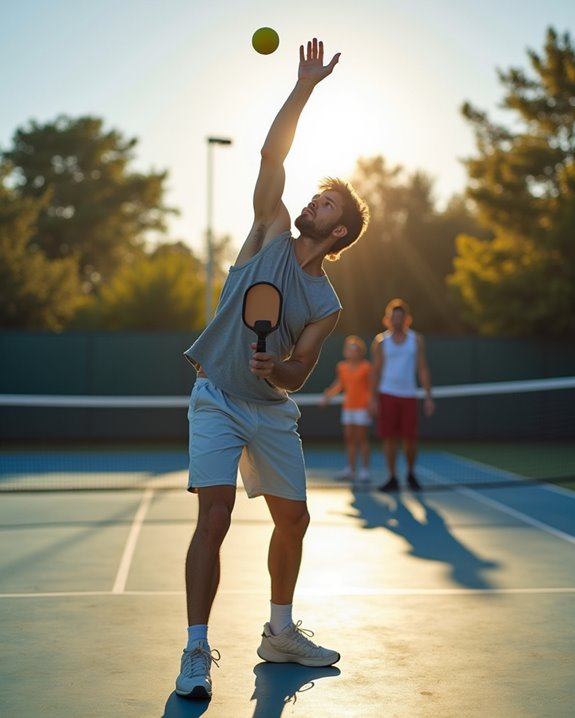 mastering overhand pickleball serve