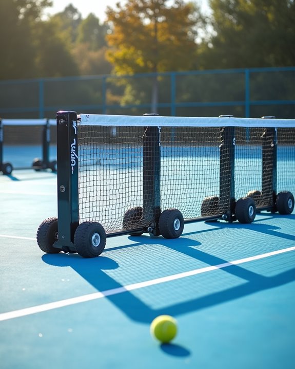 pickleball nets with wheels