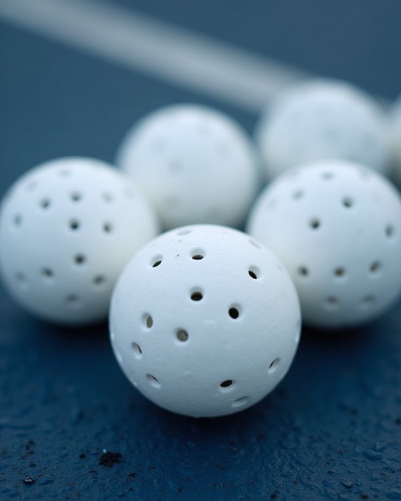 top white pickleball balls