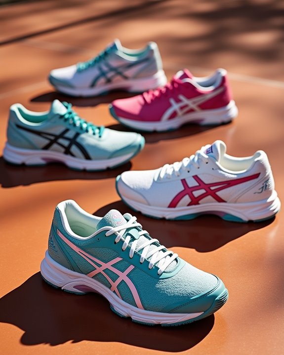 top women s asics pickleball shoes